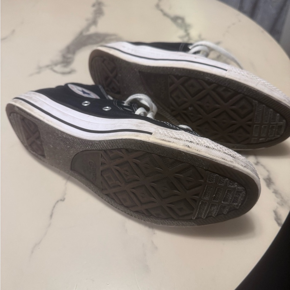 Converse Classic Black and White High-Top Sneakers - Picture 4 of 5